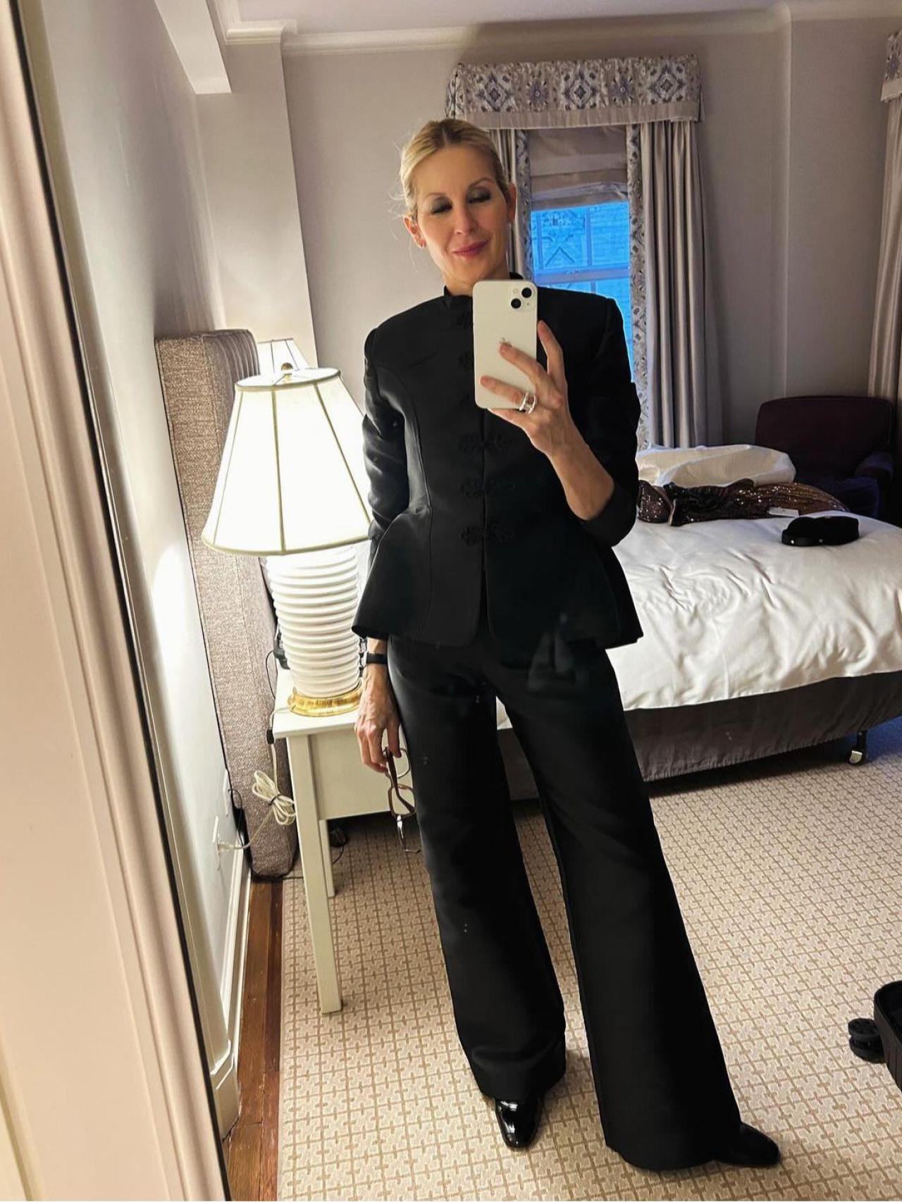 Kelly Rutherford con conjunto de Laganini.