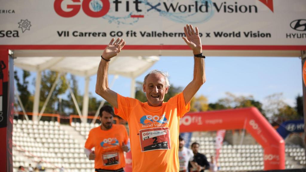 Fermín Cacho en un evento de Gofit