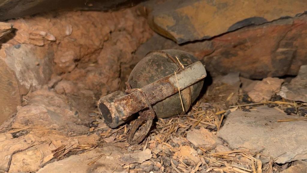 Granada hallada en Muriel (Guadalajara).