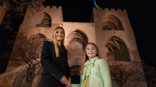 Berta y Lucía, falleras mayores de Valencia 2025.