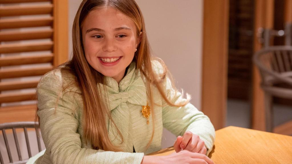 Lucía García durante la entrevista con EL ESPAÑOL. Vicent Bosch