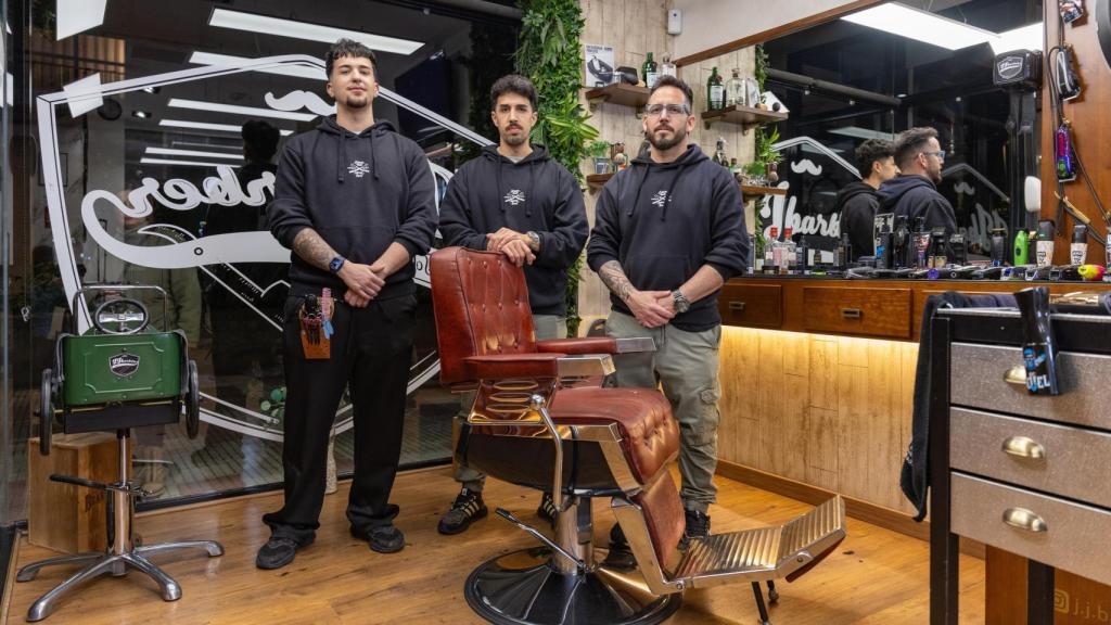 El equipo de profesionales de J.J.Barber.