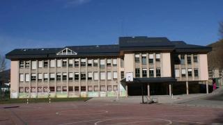 El IES Obispo Argüelles, en Villablino.