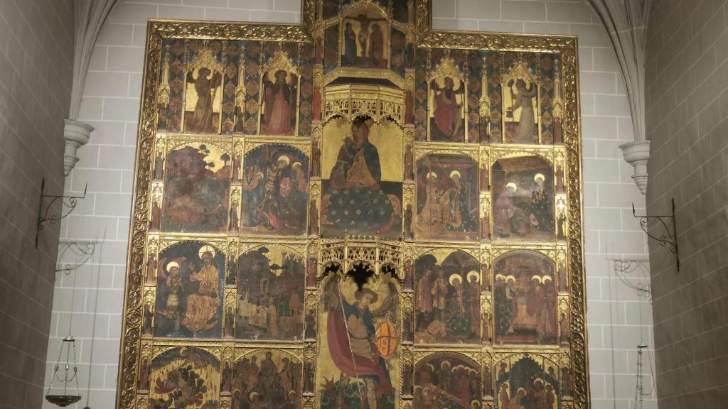 Retablo de San Miguel Arcángel de la iglesia de Santa María de los Corporales de Daroca