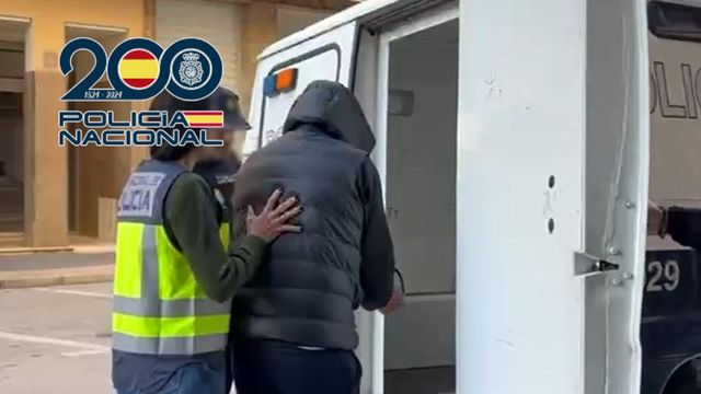 El detenido en Benidorm por la Policía Nacional.