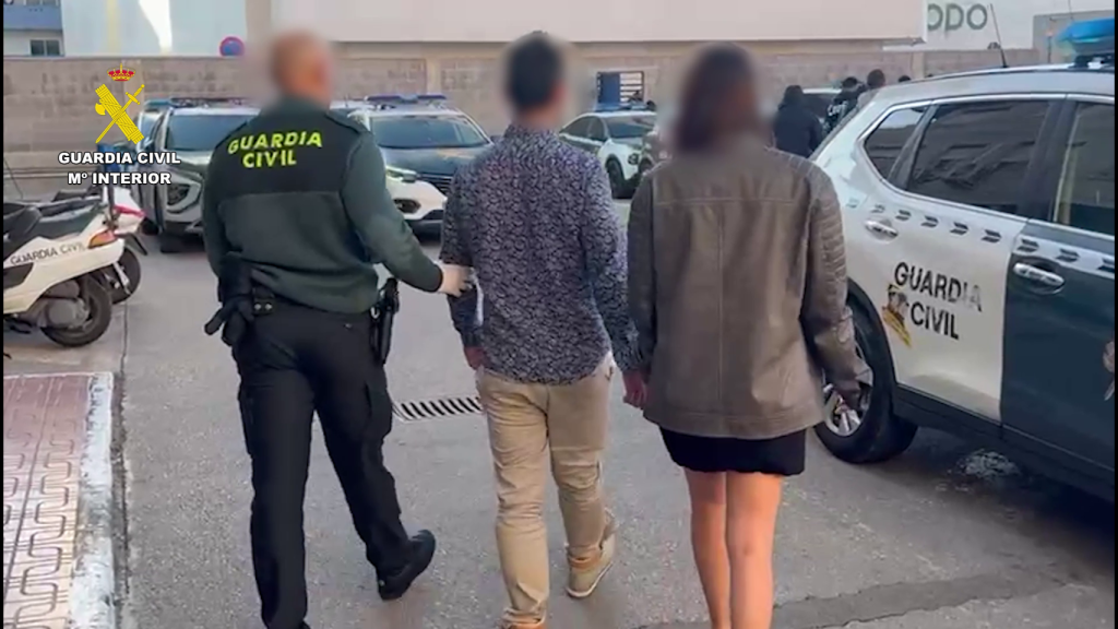 Los detenidos trataban de evadir un control