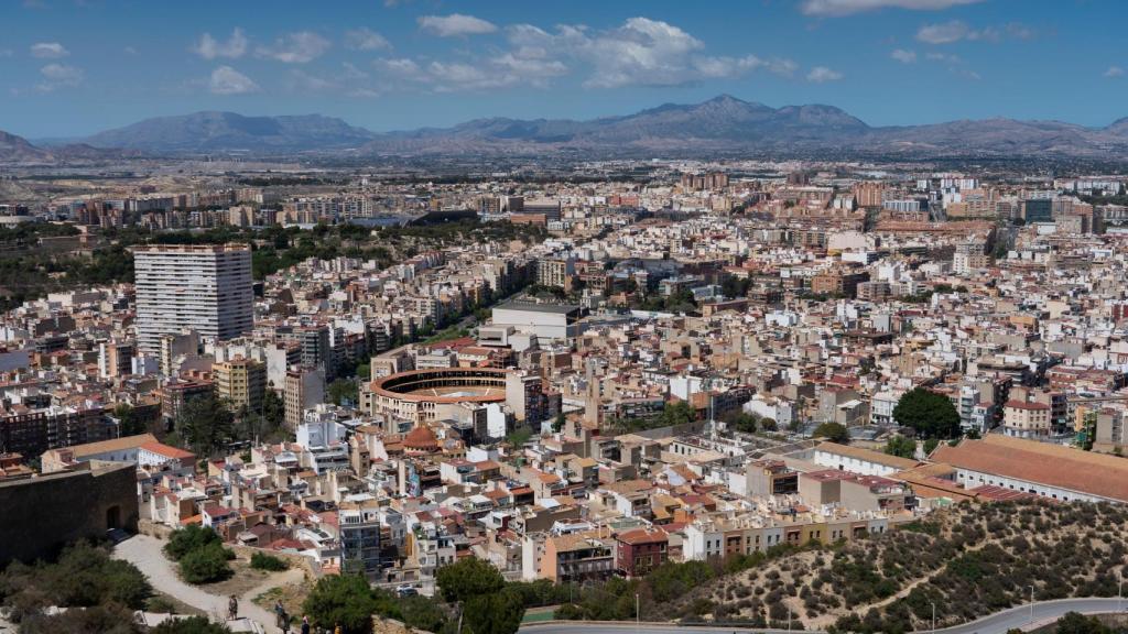 Vistas de la ciudad de Alicante.