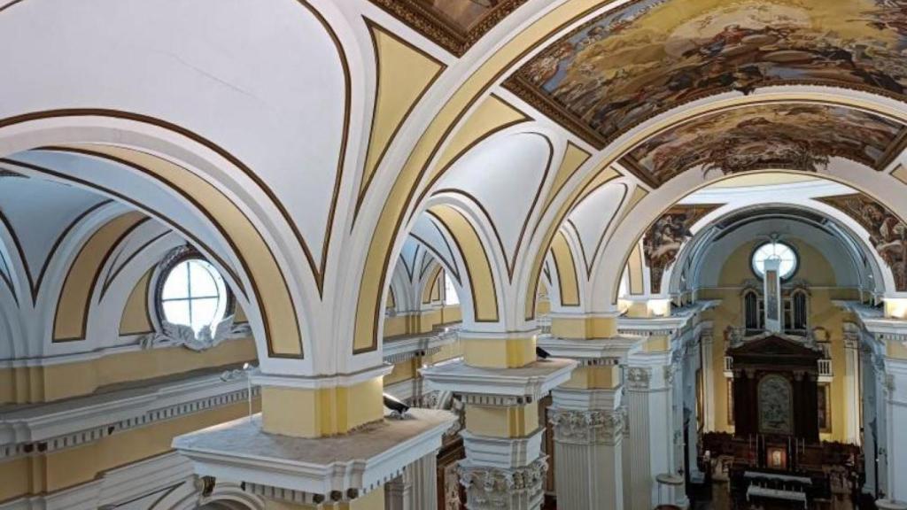 Cubierta de la iglesia de Santa María la Mayor de Épila.