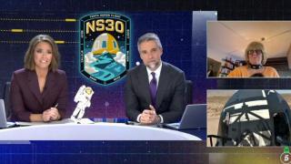 Mercedes Milá en el especial informativo de Telecinco.