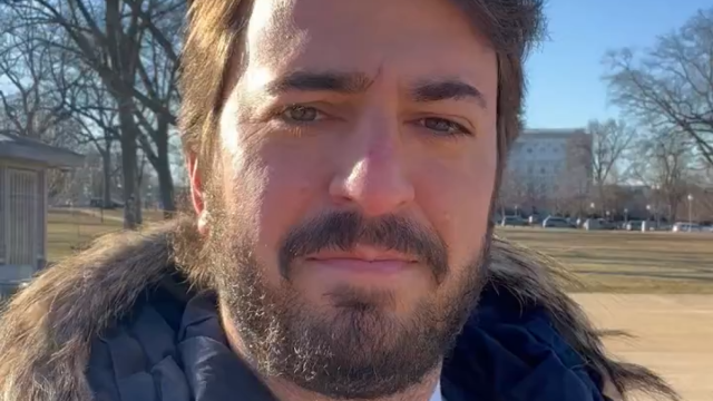 El  exvicepresidente de la Junta Juan García-Gallardo en Washington