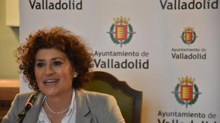 La concejala de Participación Ciudadana y Deportes, Mayte Martínez, durante la rueda de prensas de este martes
