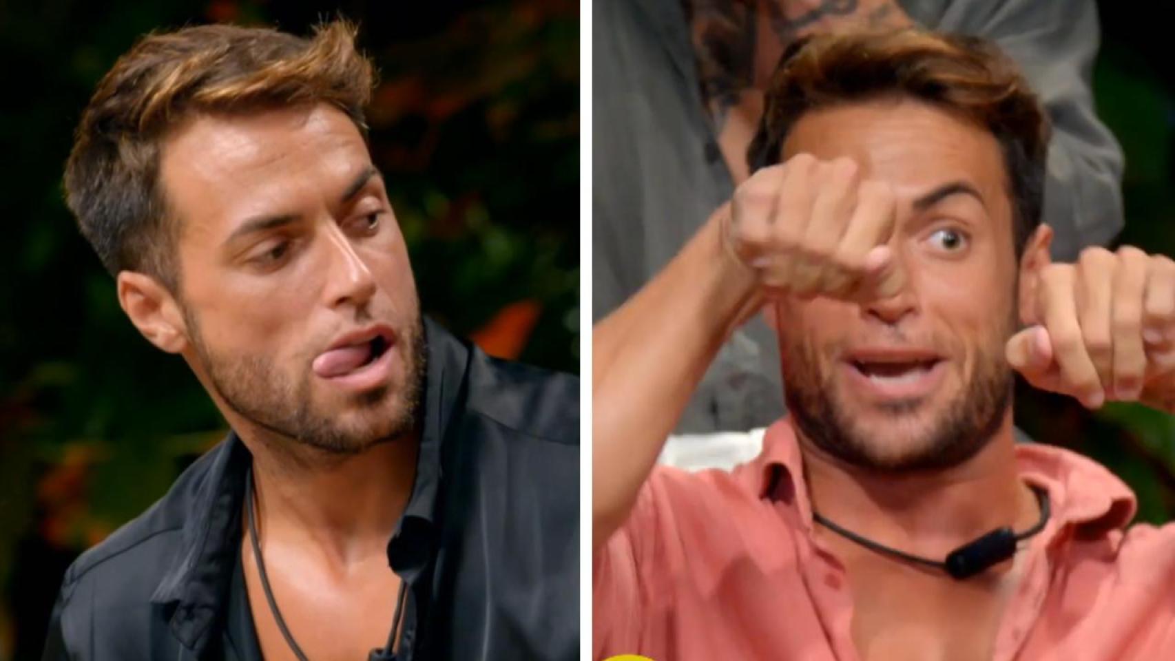 Montoya, en la entrega de este lunes de 'La isla de las tentaciones'.