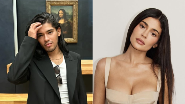 El peluquero Jesús Guerrero y Kylie Jenner.