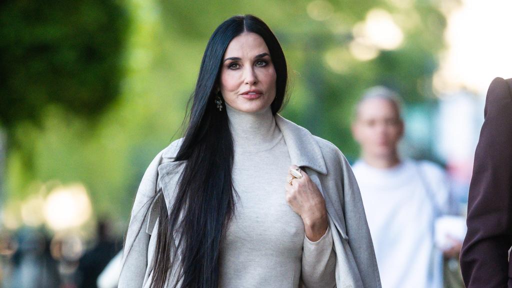Demi Moore, en un evento de moda en Suecia.
