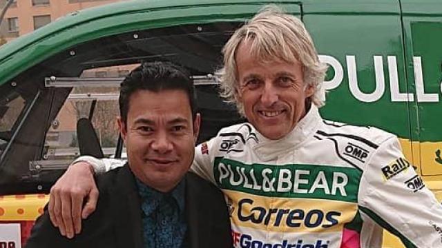 Ganesh Manalama y Jesús Calleja, en una imagen de sus redes sociales.