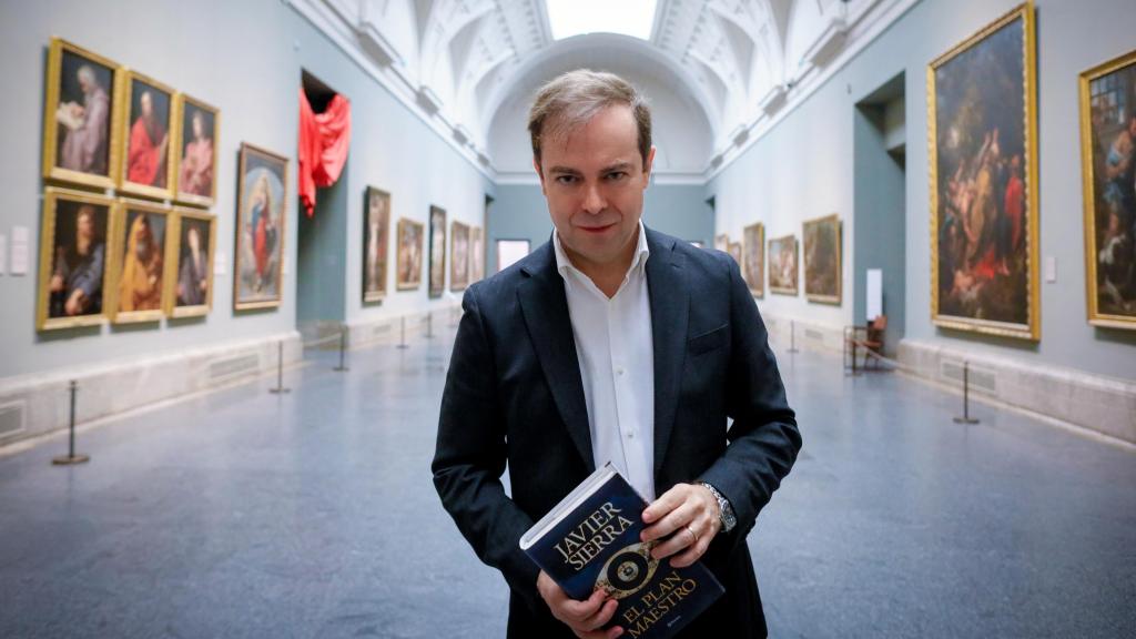 Javier Sierra, este lunes en el Museo del Prado. Foto: Javier Ocaña