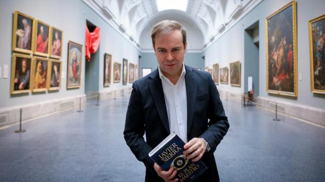 Javier Sierra, este lunes en el Museo del Prado. Foto: Javier Ocaña