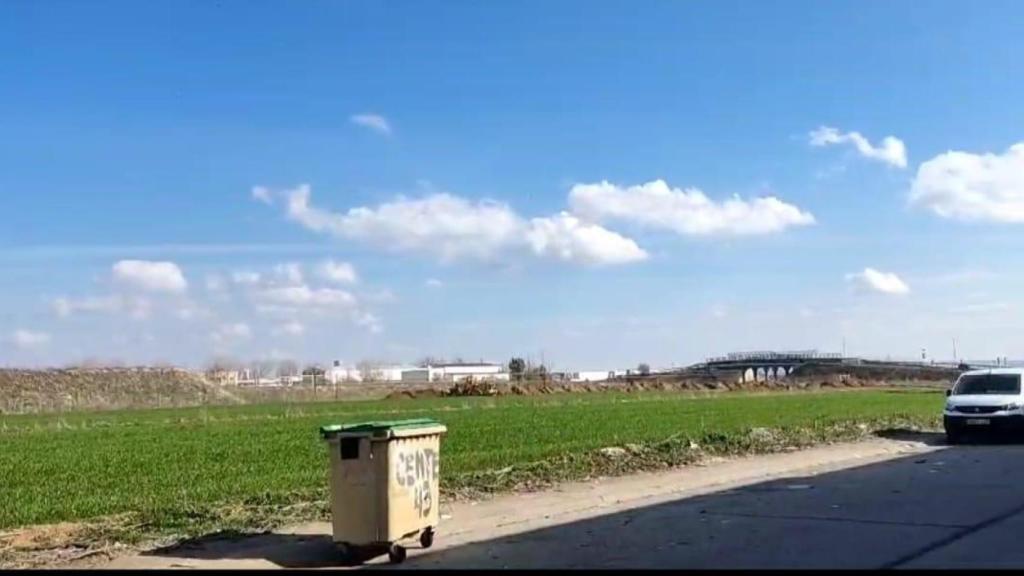 Parcela agrícola en la que se pretende construir la planta en Seseña (Toledo).