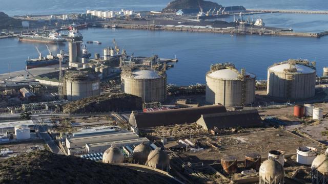 Las instalaciones del puerto de Cartagena.