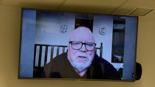 Villarejo, durante su declaración por videoconferencia, este martes.