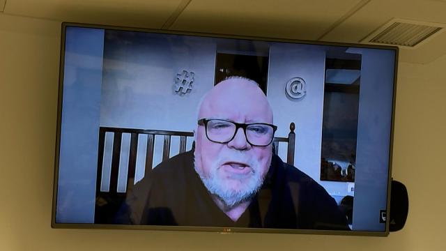 Villarejo, durante su declaración por videoconferencia, este martes.