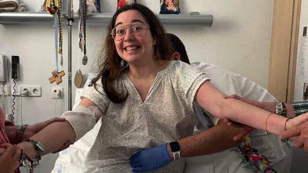 Belén Domínguez no se rinde a pesar de su situación.