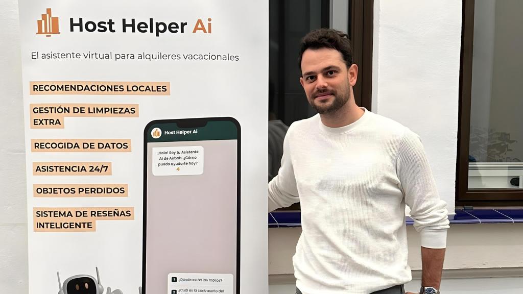 El CEO de Host Helper AI, Álvaro Torrent.
