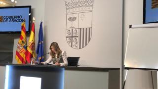 La vicepresidenta del Gobierno de Aragón, Mar Vaquero