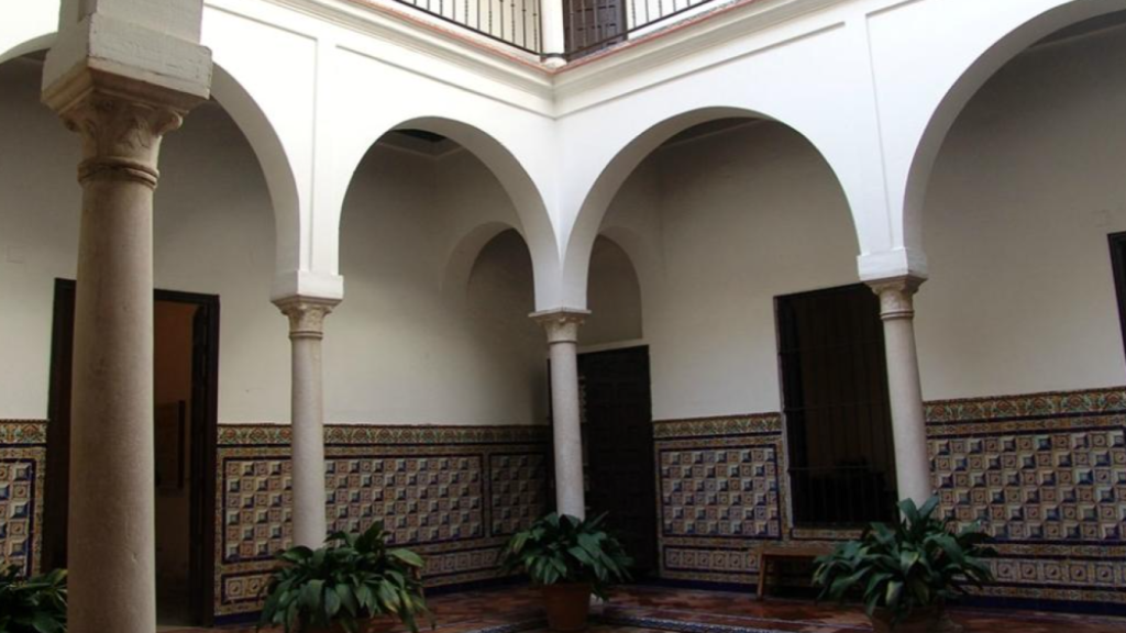 Imagen del interior de la que fue casa de Bartolomé Murillo, ahora Instituto Andaluz de Flamenco.
