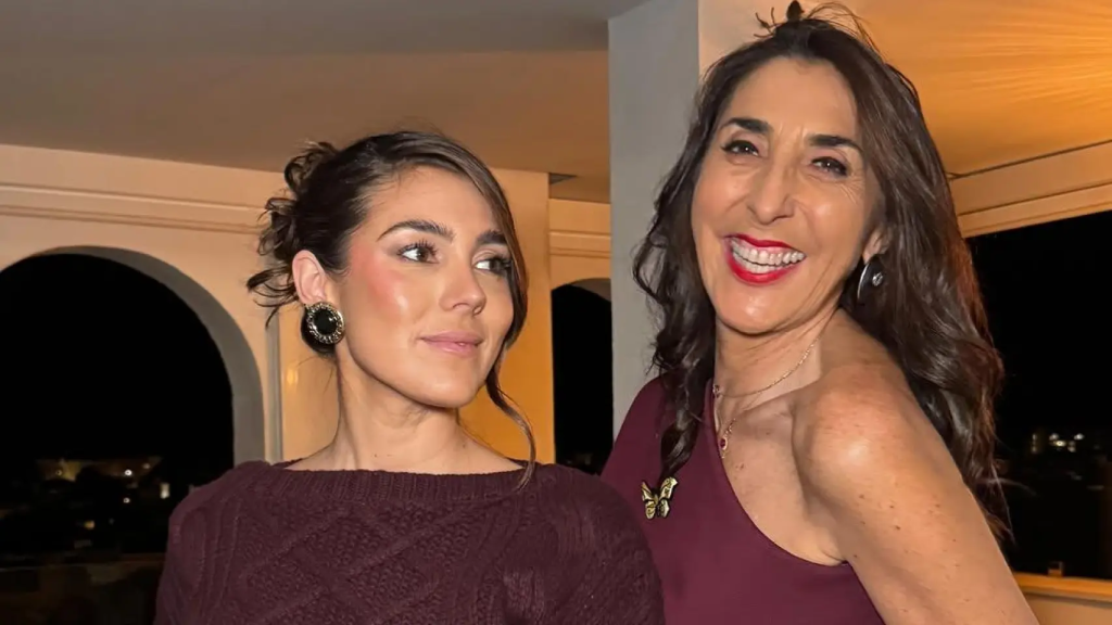 Paz Padilla y su hija.