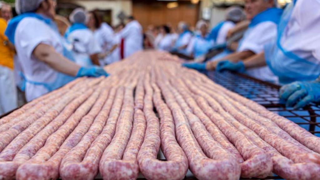 Fiesta de la longaniza de Graus, 2024.