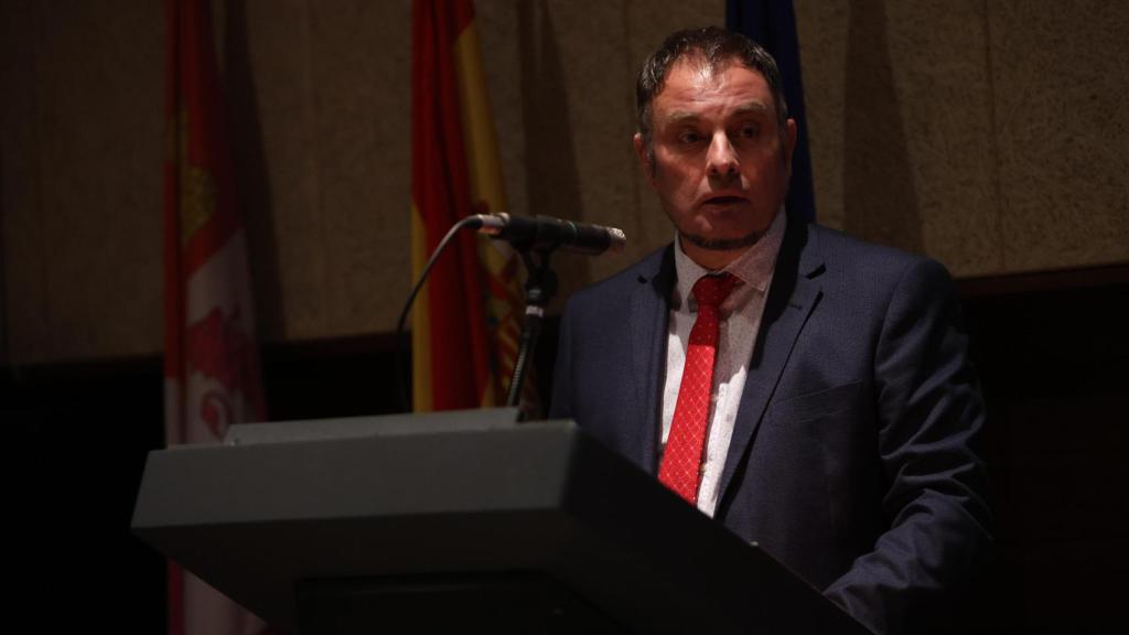 El director de la agencia Ical, Luis Miguel Torres, en la presentación de 'Mascaradas'