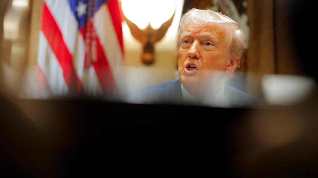 Donald Trump, en la primera reunión de su equipo de gobierno en la Casa Blanca.