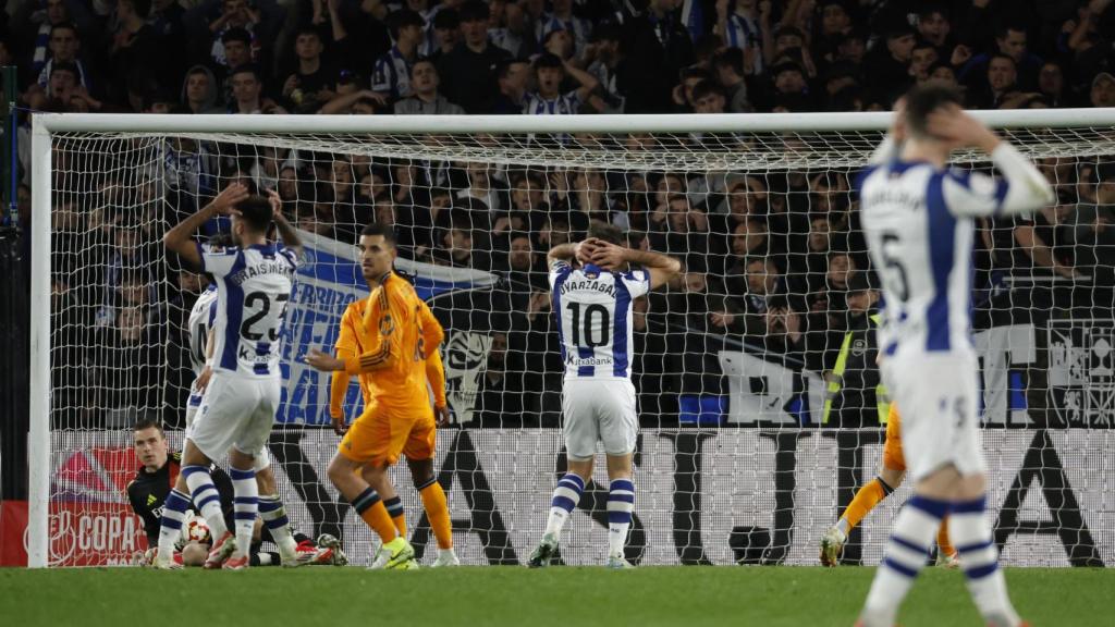 La Real Sociedad se lamenta de una ocasión fallida ante el Real Madrid