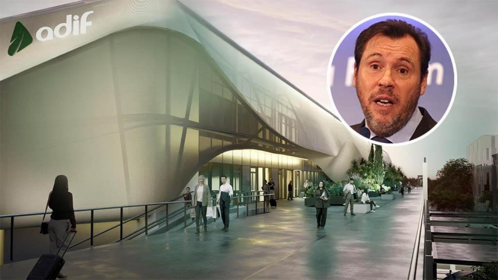 La nueva estación de tren de Valladolid y el ministro de Transportes Óscar Puente