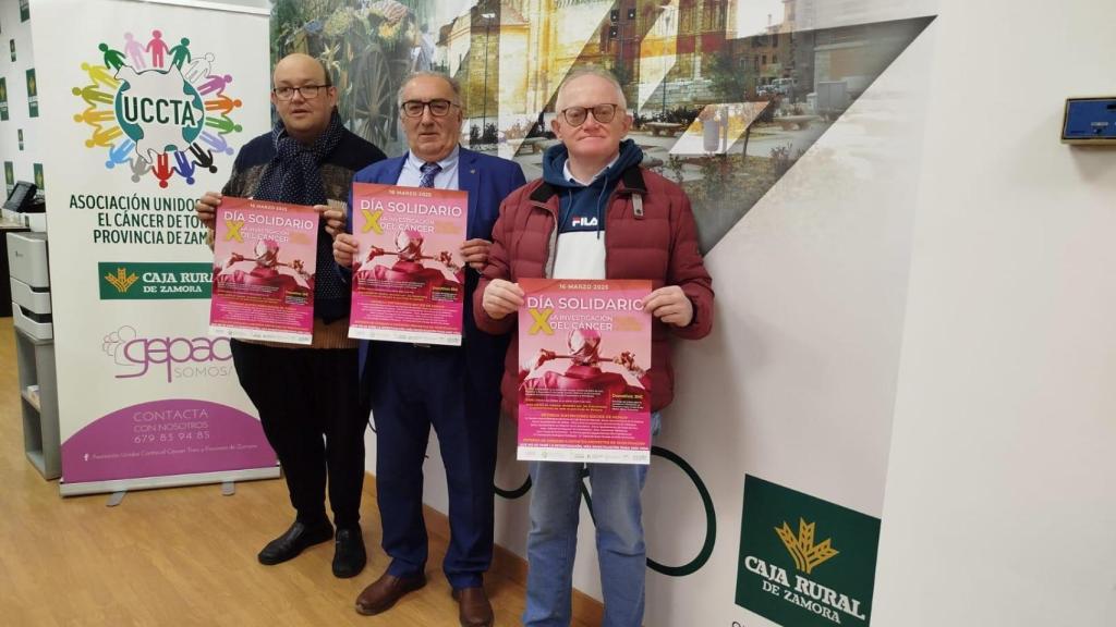 Presentación del evento de la Asociación Unidos contra el Cáncer en Toro y Provincia de Zamora donde se reconocerá a Cipriano García