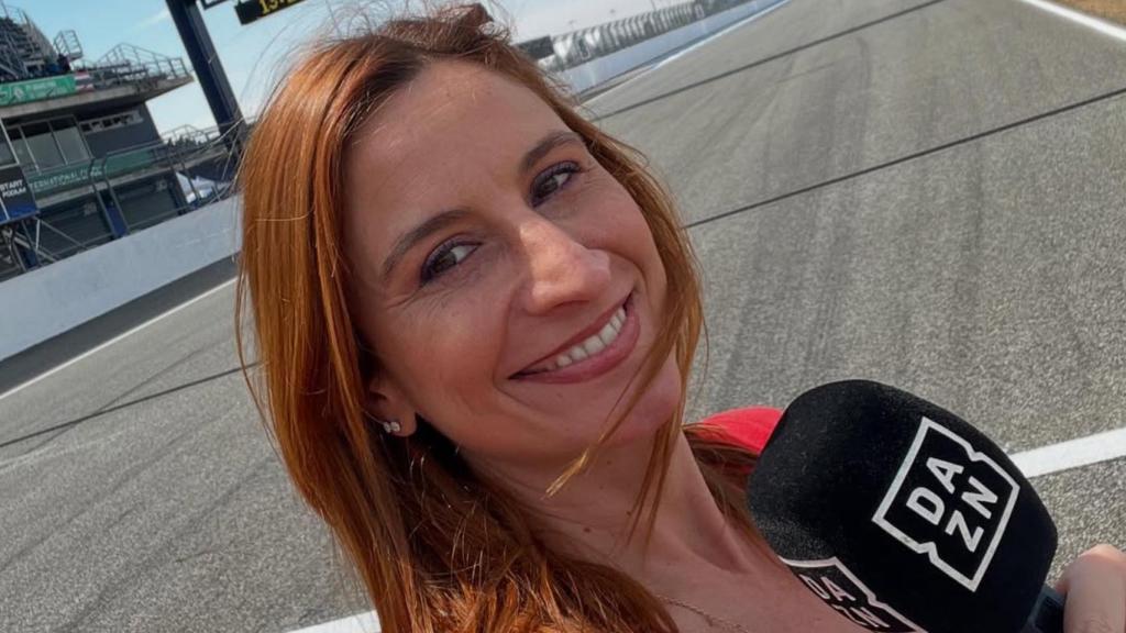 La periodista de DAZN Izaskun Ruiz.
