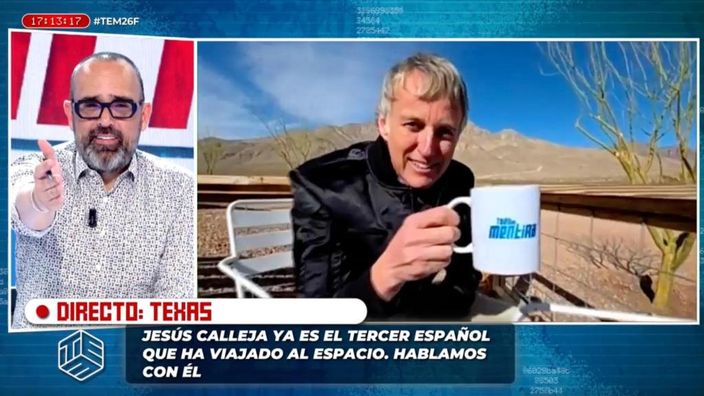 Risto Mejide y Jesús Calleja en 'Todo es mentira'.