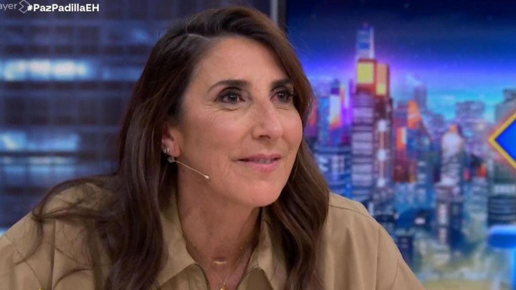 Paz Padilla en 'El Hormiguero' durante la llamada de la tarjeta.