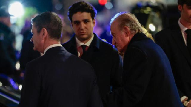 Juan Carlos I y Froilán, en una fotografía tomada en enero de 2023.