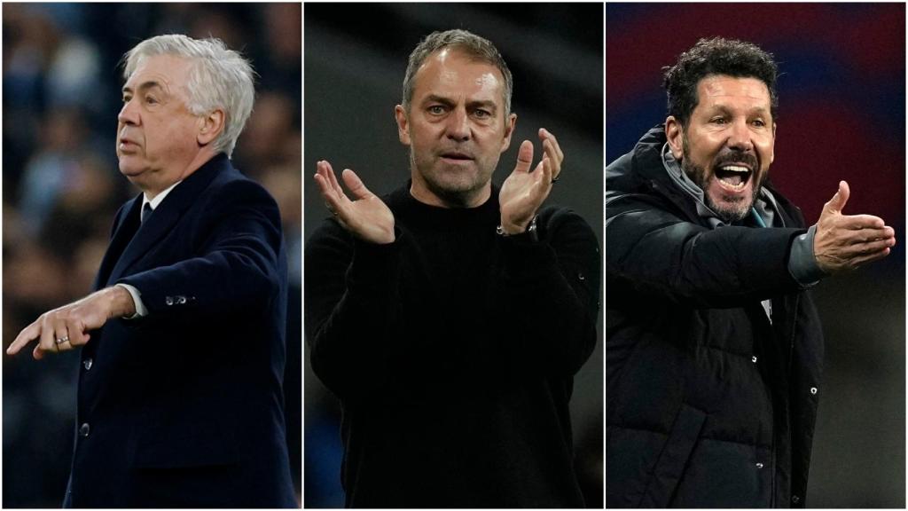 Ancelotti, Flick y Simeone