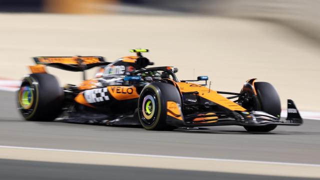 Lando Norris, en el test de pretemporada de Baréin