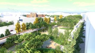 Proyección virtual de Parque Ventas.