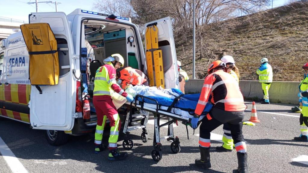 Uno de los heridos en la M-503.