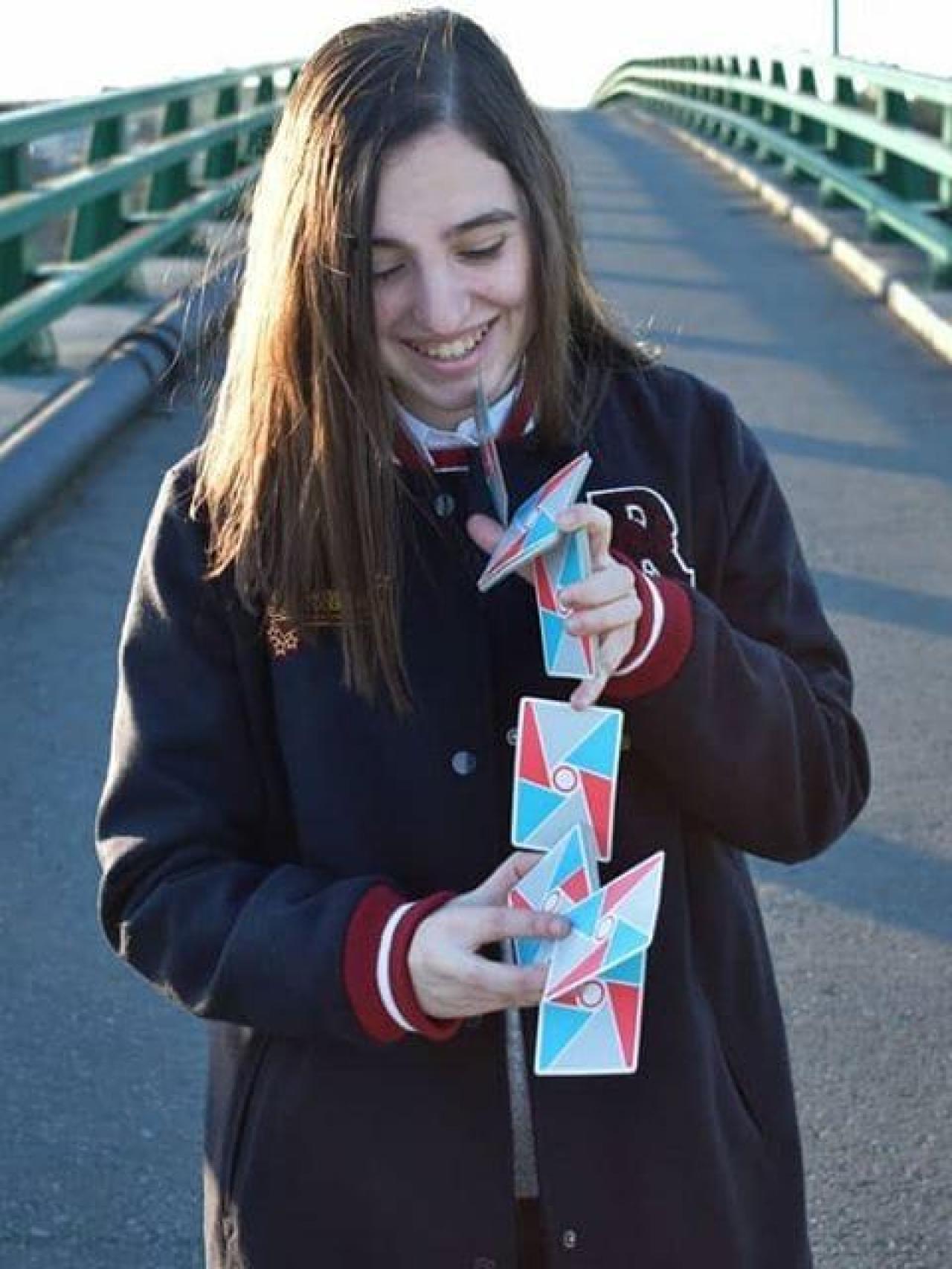 Inmaculada Quesada en sus primeros años de maga.