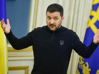 El presidente de Ucrania, Volodímir Zelenski.