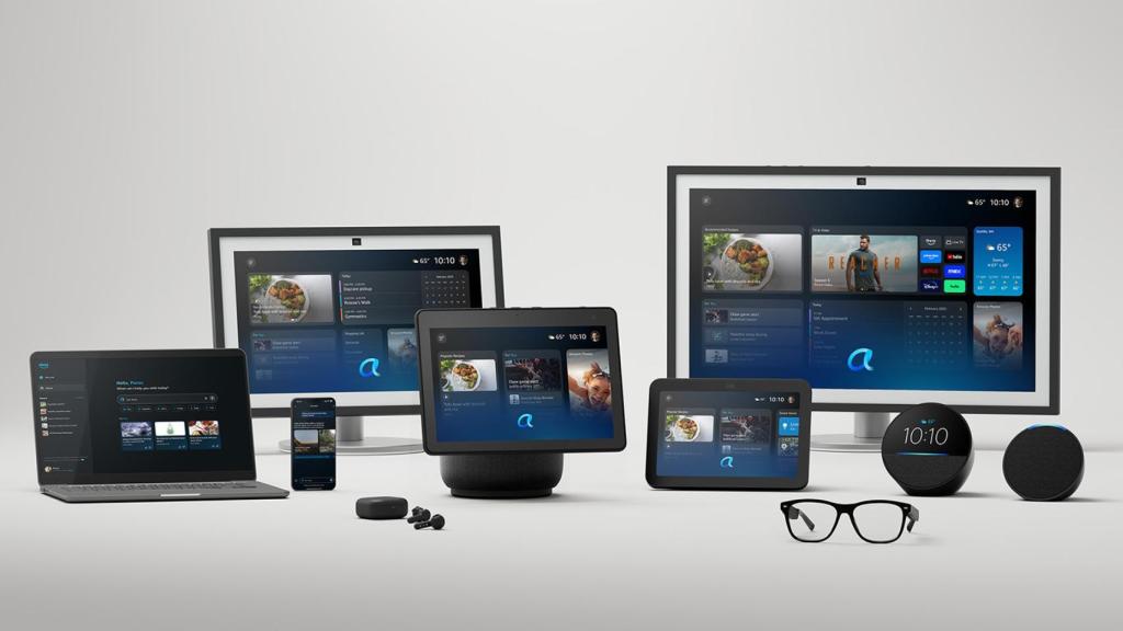 La familia de dispositivos Echo de Amazon compatible con el nuevo Alexa+