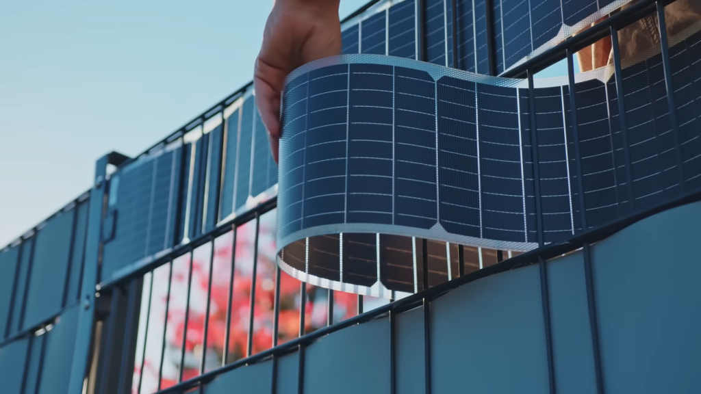 Sistema flexible de placas solares