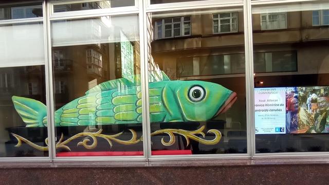 Sardina del Entierro de la sardina en el Círculo de Artesanos de A Coruña