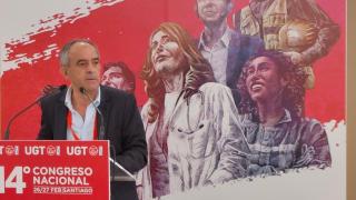El secretario xeral de UGT Galicia, José Antonio Gómez.